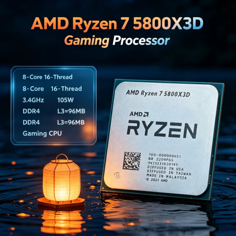 Amd Cpu Ryzen 7 - AMD R7 5800X3D 96MB 3.4GHz 8コア