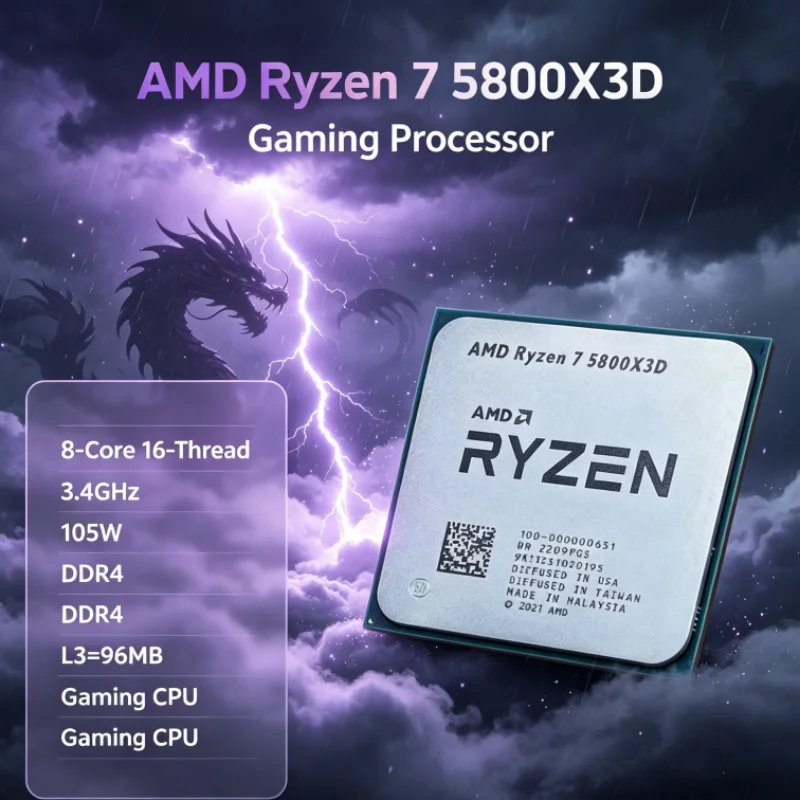 Amd Cpu Ryzen 7 - AMD R7 5800X3D 96MB CPUプロセッサー Ryzen