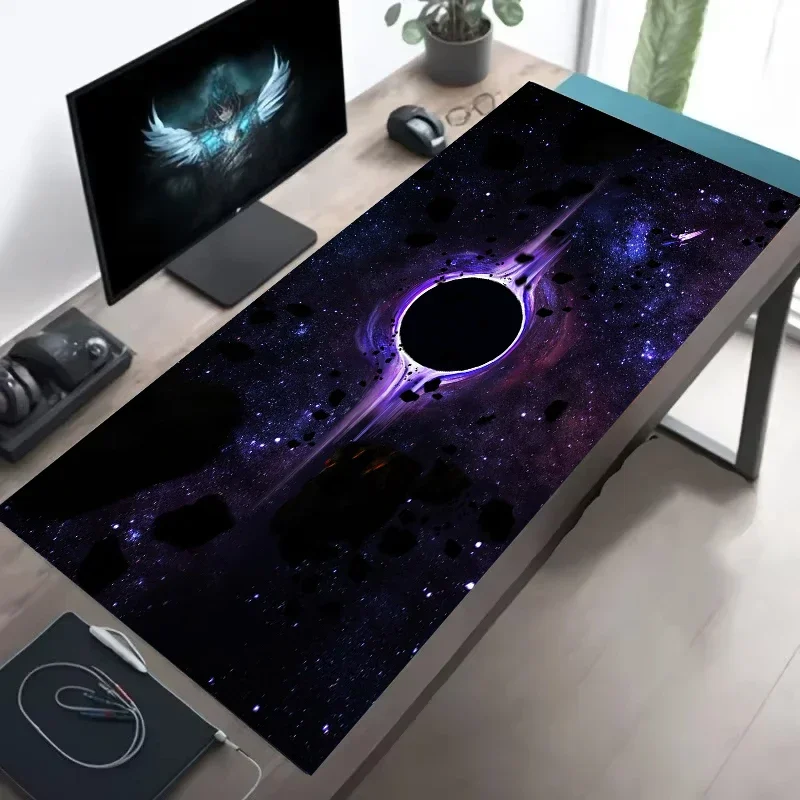 コスミック・ブラックホール・マウスパッド 900x450mm - Gaming Keyboard Mini のレビューと価格