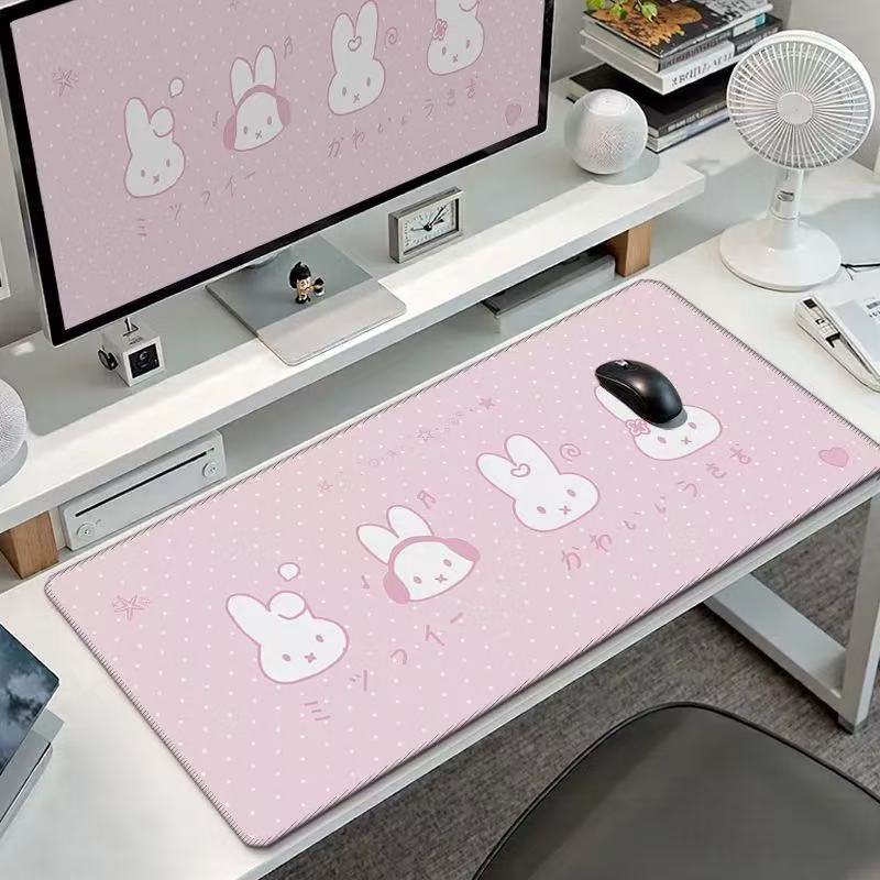 かわいいミッフィーうさぎの大型マウスパッド、カワイイバニーヘ - Gaming Keyboard High Ground のレビューと価格