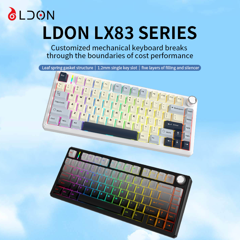 LDON LX83 ワイヤレスメカニカルゲーミングキーボード - Gaming Keyboard Hot Swappable のレビューと価格