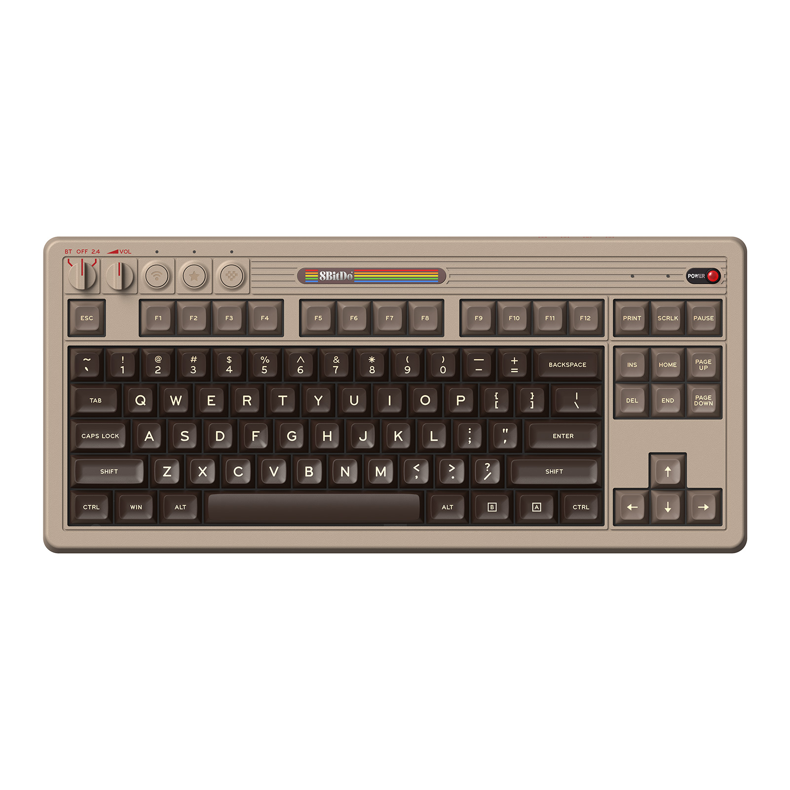 8BitDo レトロメカニカルキーボード、BT/2.4G/U - Gaming Keyboard Hot Swappable のレビューと価格