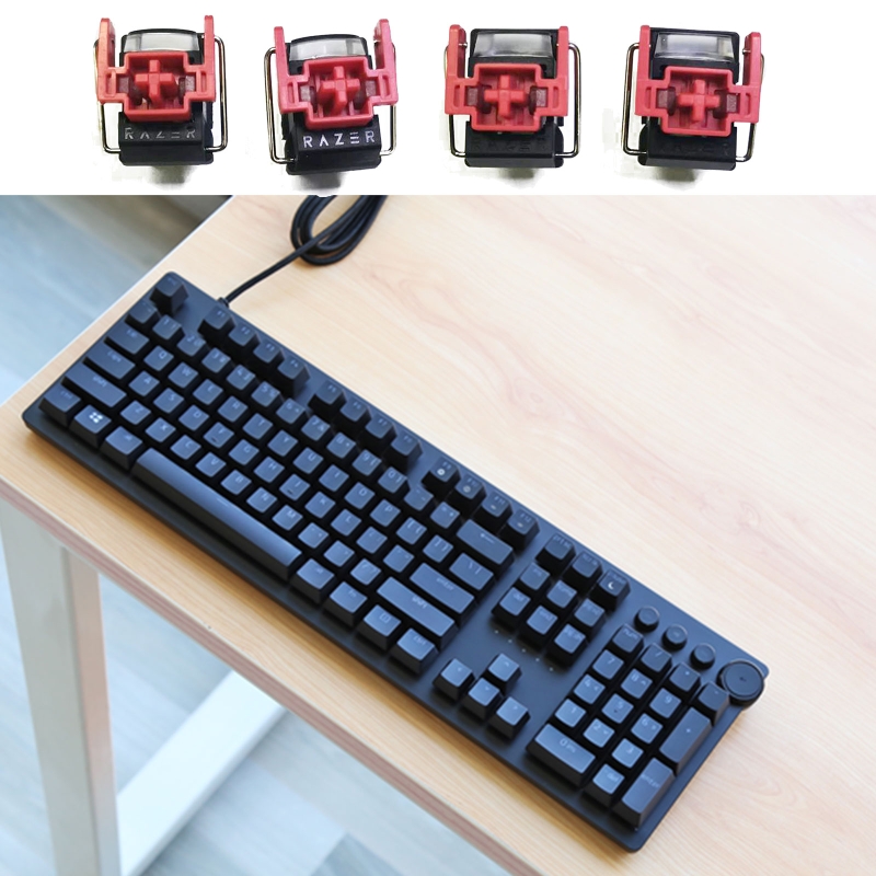 4 個 V2 Slient ライナー赤光学スイッチ Hunt - Gaming Keyboard Hot Swappable のレビューと価格