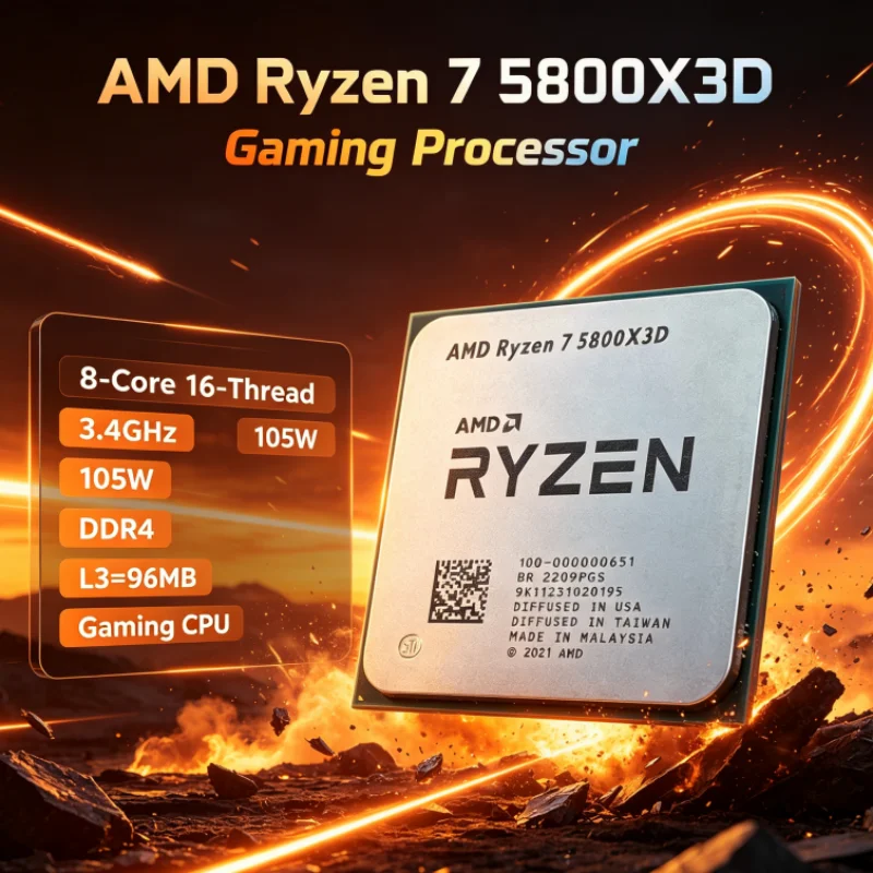 AMD R7 5800X3D 96MB 3.4GHz 8コア - Amd Cpu Ryzen 7 のレビューと価格