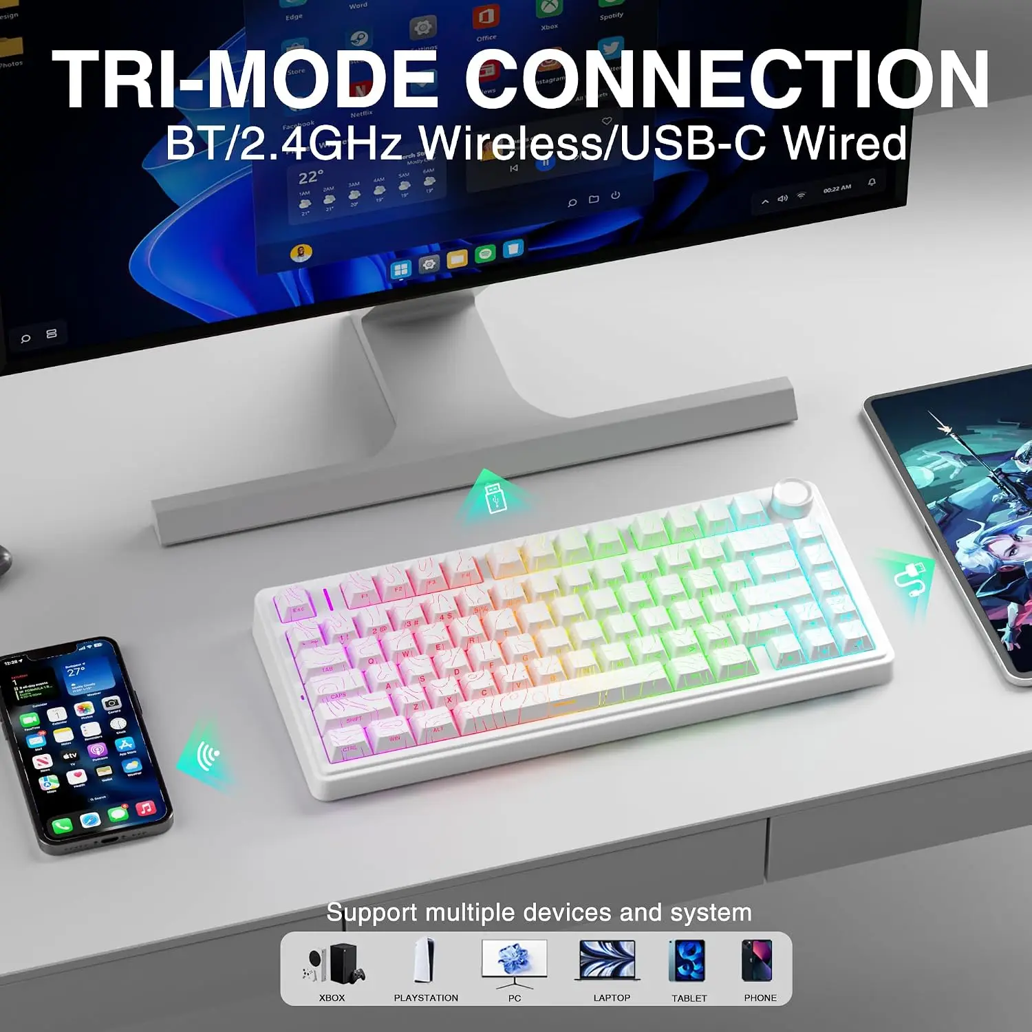 AULA F75 HE マグネット式キーボード 75% ゲー - Gaming Keyboard No Rgb のレビューと価格